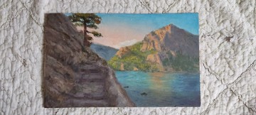 海洋海灘繪畫原創藝術海景藝術品