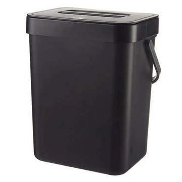 La Chamade 日安朵朵 北歐風 壁掛式兩用收納垃圾桶 (7L)  黑色