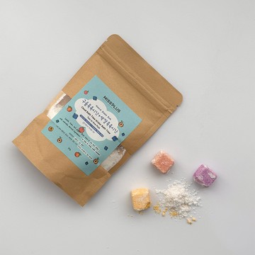 【入浴粉 × 色塊組合】精緻小包裝 - 韓國MISSPLUS植萃系入浴劑