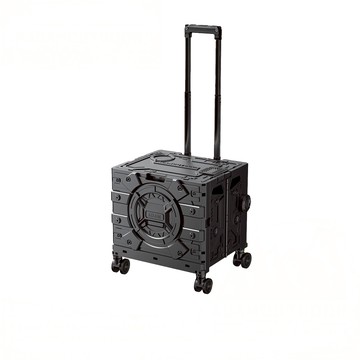 ADAMOUTDOOR 旅行折疊購物車 黑