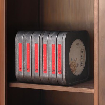 普洱茶餅盒茶葉罐家用茶餅展示儲存收納存茶盒密封茶具防潮分茶盒