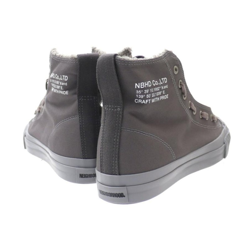 ネイバーフッド NEIGHBORHOOD G.R HI C SNEAKER スニーカー GRAY ...