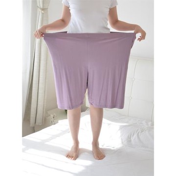 300斤加肥加大碼莫代爾家居短褲女夏季寬松休閑胖MM五分褲可外穿