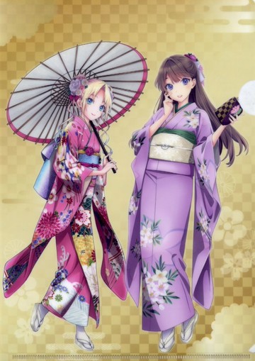 大澤琉璃乃&藤島慈加賀友禪新插圖文件夾石川縣×LOVELIVE！蓮之空女子學院學校偶像俱樂部第2彈加賀友禪KOBO