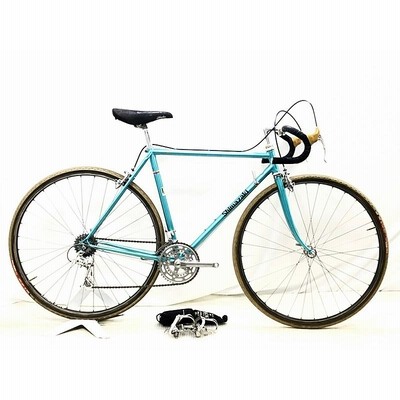 防犯登録抹消済み・手渡し限定）クロモリロードバイク amico