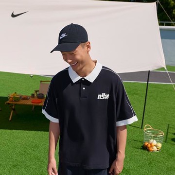 耐克軟頂水洗運動帽春季純棉休閑刺繡時尚滑扣NIKE CLUB FB5368