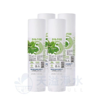 【EVERPOLL】EVB-F105  5微米PP濾芯 濾心【四入】【10吋標準規格濾心】【F105】【5M PP】
