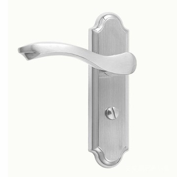 不銹鋼衛生間門鎖無鑰匙洗手間浴室鋁閤金厠所通用型金思美單舌鎖