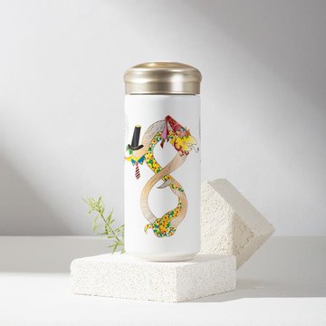 乾唐軒活瓷  | 鴻運八方隨身杯 / 大 / 雙層 / 3色 330ml