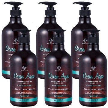 【Dr’s Formula 台塑生醫】冰川水丰潤肌沐浴精 (碧泉清新香氛) 800g*6入
