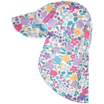 英國 JoJo Maman BeBe 嬰幼兒/兒童泳裝戲水UPF50+防曬護頸遮陽帽_紫羅蘭_JJL2764