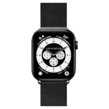 LAUT 萊德 米蘭不銹鋼磁吸錶帶  Apple Watch S10 38/40/41/42mm  黑色  1個