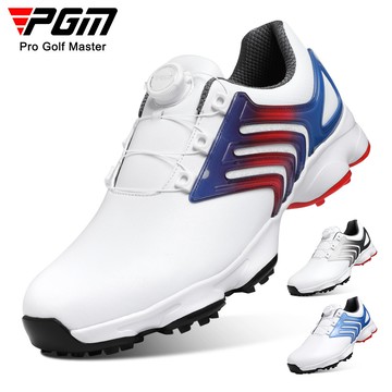 PGM XZ374 高爾夫鞋男款夏季運動球鞋舒適緩震旋鈕鞋帶防水防側滑golf鞋