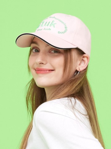 Twin ULUK Embroidered Cotton Ball Cap_ 2 Colors