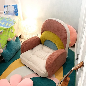 免運 開立發票 工廠現貨 懶人沙發 飄窗沙發 折疊沙發 靠背沙發 懶人沙發榻榻米小戶型 可躺可臥宿舍租房客廳 特價床上靠背椅子小特惠/開立發票 特價出 K1120
