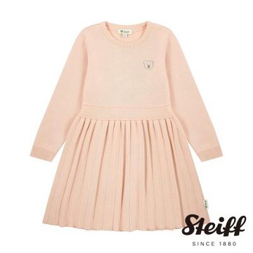 STEIFF 熊頭童裝 長袖針織百褶裙 洋裝 1.5-8歲