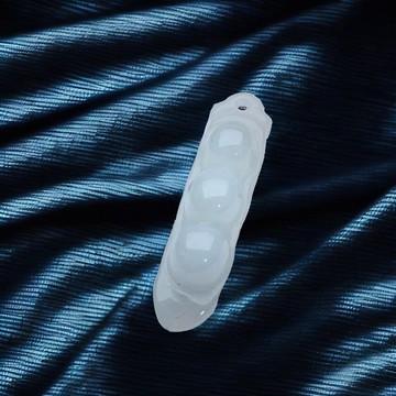 冰種翡翠福豆吊飾 | 裸石 | 天然緬甸玉翡翠A貨 | 送禮