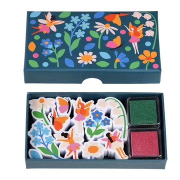 英國 Rex London - 精靈仙女蝴蝶印章+印泥組