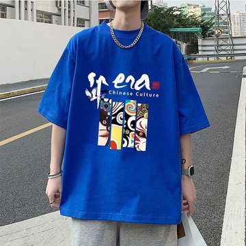 台灣出貨【痞帥男裝】100%純棉短袖T恤 潮牌上衣 夏天短袖 男生T恤 大尺碼上衣 夏天上衣 美式短袖 純棉上衣 男短袖