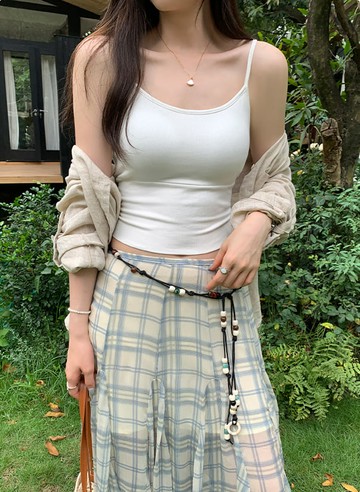 【missy shop】甜辣誘光Bra Top細肩背心-84271