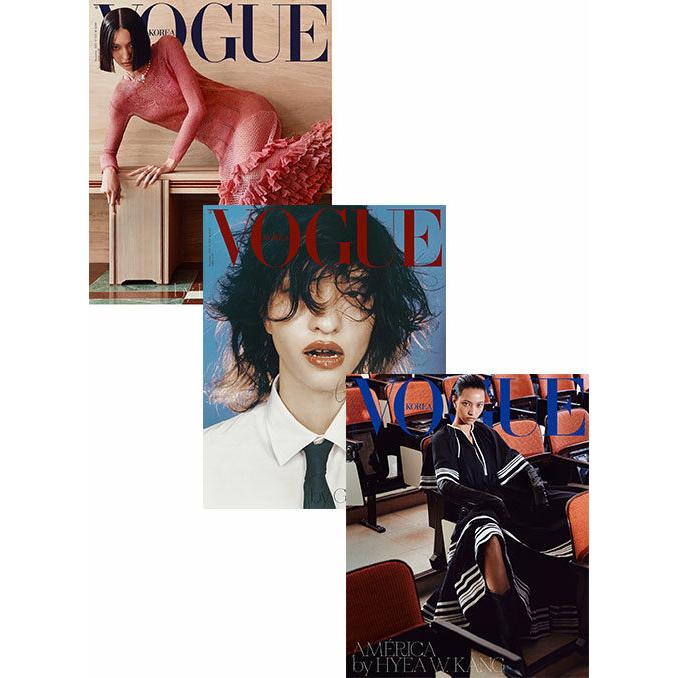 VOGUE KOREA (韓国雑誌)   2023年12月号 (表紙３種から１種ランダム発送)［ヴォーグ］［ボーグ］