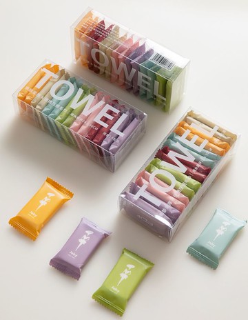 壓縮毛巾(14入) 一次性棉質加厚洗臉巾 擦臉巾 洗漱用品 旅遊出差