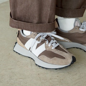 NEW BALANCE 休閒鞋 NB 327 淺棕色 CODURA 抗撕裂 復古 男女 U327OA
