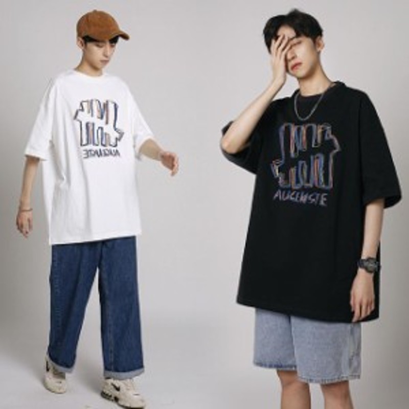 プリントT メンズ Tシャツ 半袖 ゆったり プリント サマーTシャツ 無地 ビッグ カットソー 夏 男性 クルーネック 夏Tシャツ 丸首 通販  LINEポイント最大1.0%GET | LINEショッピング