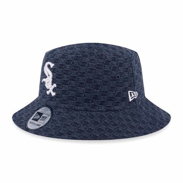 NEW ERA 男女 漁夫帽 01 MLB WASH CHECKER 芝加哥白襪 NE13956951