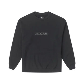 Converse PREMIUM GRAPHIC PACK CREW 男款 黑色 圓領T 長袖 10027103-A01