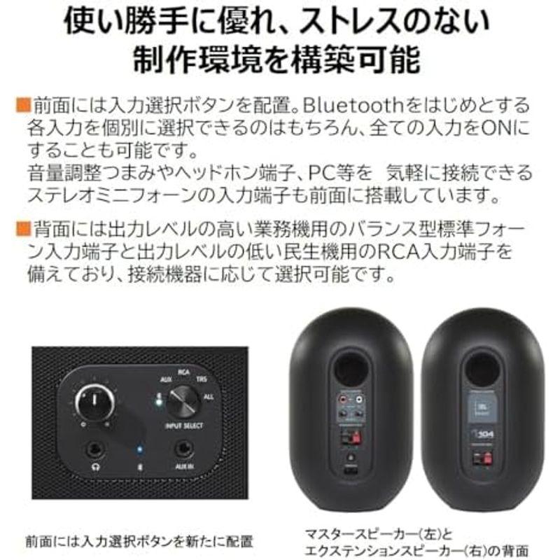 JBL プロフェッショナル パワード 2Way フルレンジ・スタジオモニター スピーカー ホワイト ＆ JBL PROFESSIONAL認証