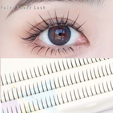 仙子下睫毛假睫毛 3D單簇仙子 5/6/7 單碼/混碼 三排下睫毛嫁接 單根眼睫毛 自然仿真