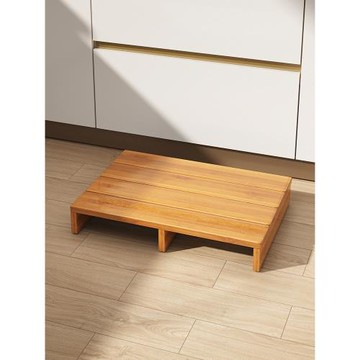 三夢楠竹腳踏凳廚房洗衣機增高墊腳臺墊板加高地臺腳踏板臺階凳子