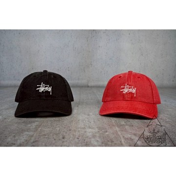 【HYDRA】Stussy Basic Cap Washed Canvas 草寫 刺繡 水洗 老帽【SUY137】