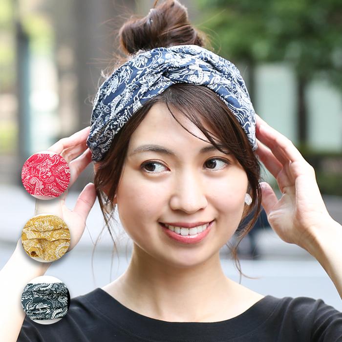 ヘアバンド ターバン ヘアアクセサリー レディース 春 夏 おしゃれ ...