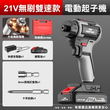 【現貨】電動起子機 起子機 南威21V電動起子機1電1充 無刷起子機 電動電鑽 電鑽 電動工具 五金 興雲網購