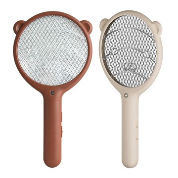 [家速配]小熊造型電蚊拍(顏色隨機出貨)