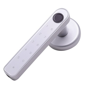 昇瑋 196指紋水平把手鎖 銀色  客戶直接安裝  1個  196