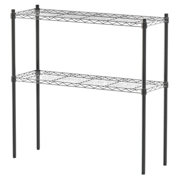 dayneeds 日需百備 輕型 烤漆兩層架  黑色  90 x 30 x 90 cm  2層