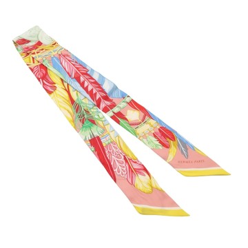 HERMES 愛馬仕 Danse Pacifique Twilly 絲巾 多色 絲綢 【二手名牌BRAND OFF】
