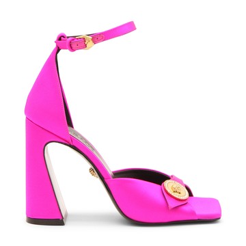 Versace - Pink Canvas Medusa Sandals
