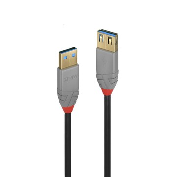 LINDY USB3.0 TYPE-A 公TO母 延長線-2M