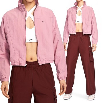 Nike Evrthng WVN RPL UV 女款 粉色 休閒 寬版 防曬 運動 立領 外套 HJ1000-699