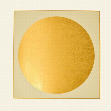 【金潛卡紙-圓扇-38*38cm-1張/組】熟宣紙 泥金鏡片適用於工筆畫小楷小寫意-30034
