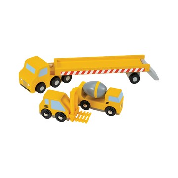 Mentari 美國 木製玩具 工程運輸拖板車