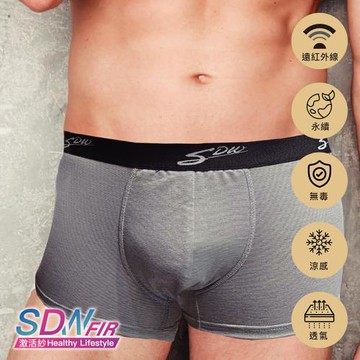 【SDW】冷熱循環遠紅外線科石墨烯科技內褲(男平口褲)