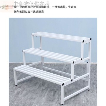 花架落地多層階梯式室內庭院鐵藝花架盆栽多肉簡約防水防鏽架