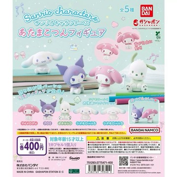 現貨 夢幻屋 隔日到貨 正版 BANDAI 三麗鷗角色搖頭擺件 頭可動 庫洛米美樂蒂 大耳狗想睡覺 帕恰狗可動扭蛋漸層色