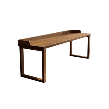 天縱美式書桌實木電競桌電腦桌子家用學習桌寫字桌臥室靠墻長桌子