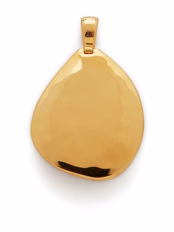 Monica Vinader - Deia-pebble locket - women - 18kt Gold Vermeil - One Size